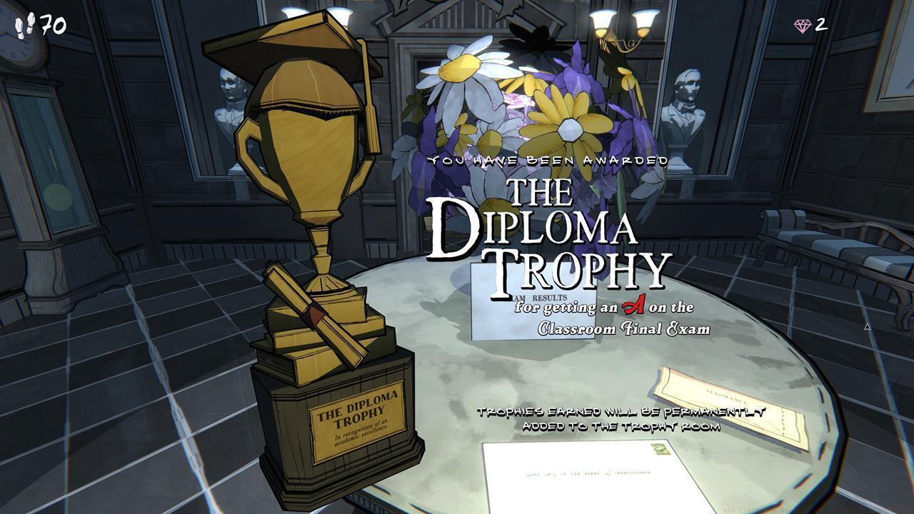The Diploma Trophy reward