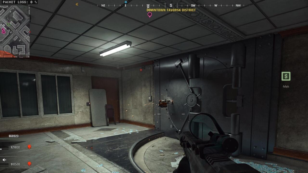 Break into the bank vault