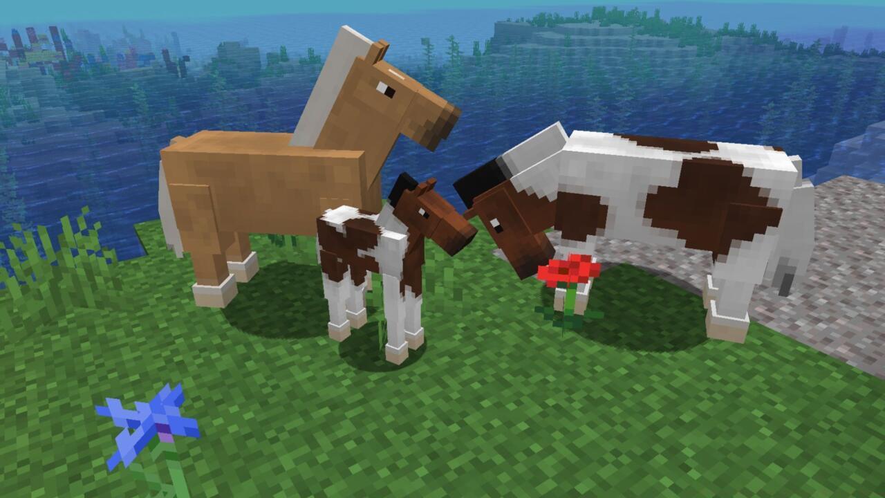 Minecraft horses come in several different colors