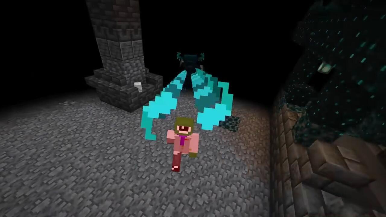 The Warden's sonic boom is a powerful ranged attack.