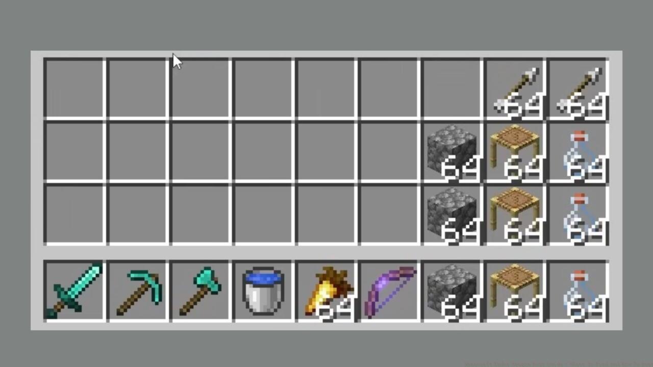 Suggested items to bring to the Ender Dragon fight.
