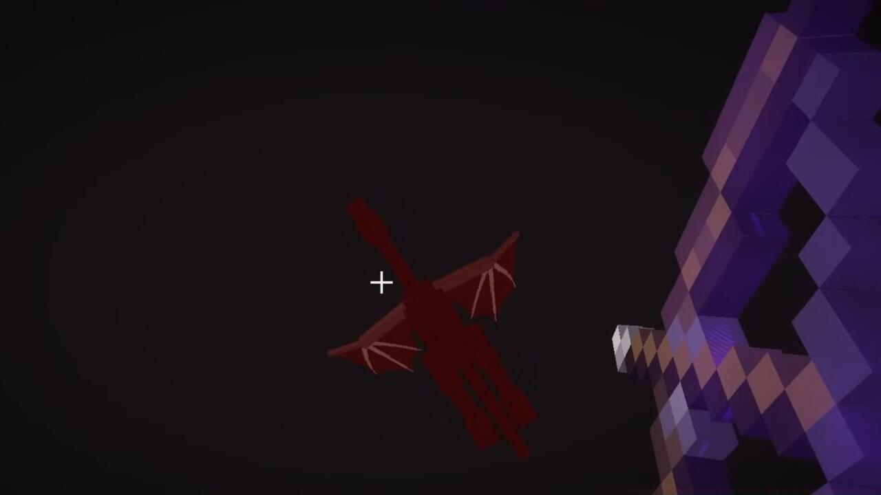 Shoot the Ender Dragon with arrows when it's in flight.