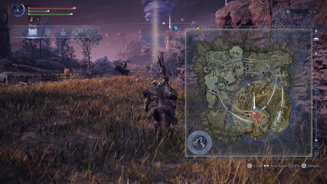 Open your map often while exploring Limveld to check the Night's Tide status.