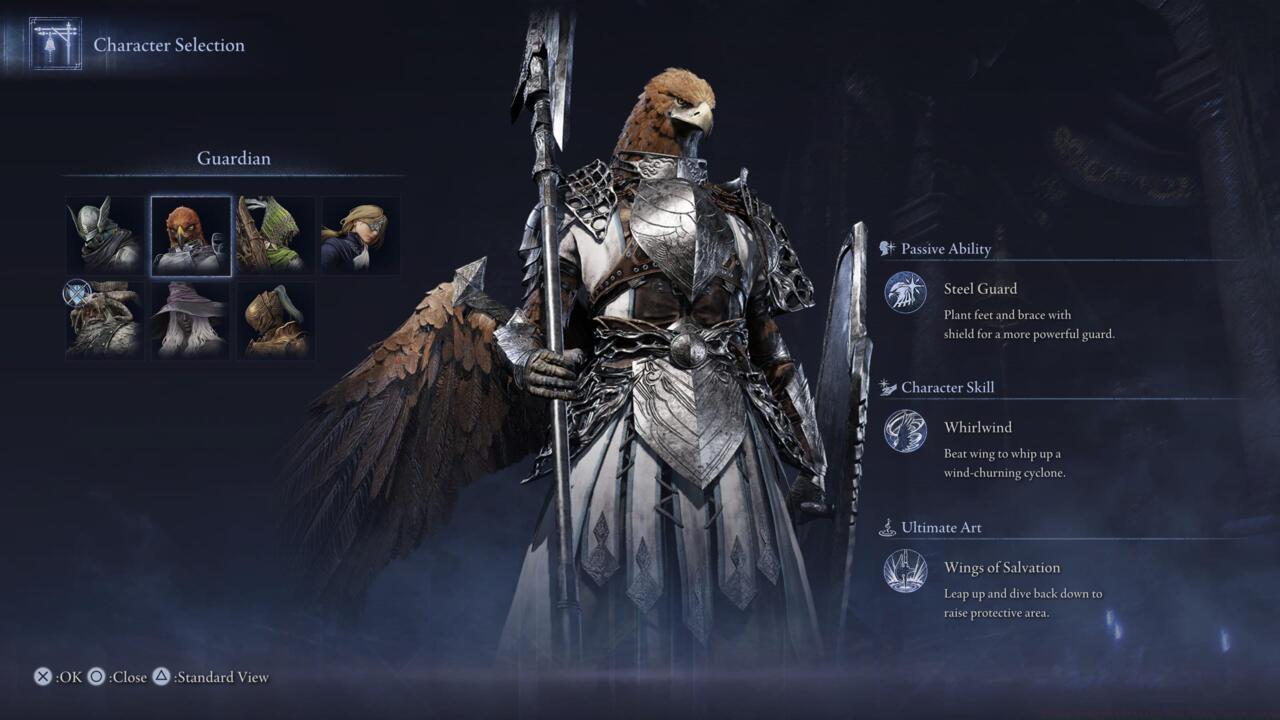 There aren’t specific roles in Nightreign, but the Guardian class makes a mean tank.