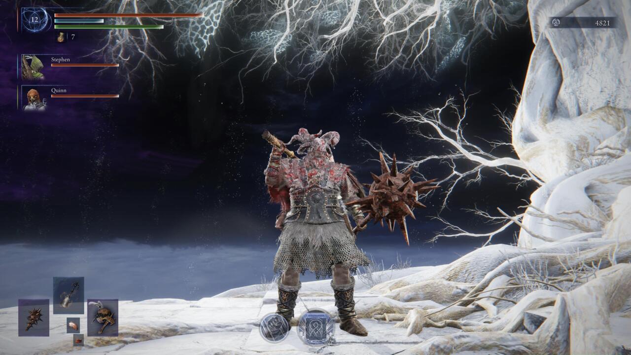 The Raider excels with heavy weapons, but swings them real slow.