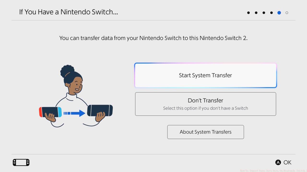 Save data is included in your system transfer.
