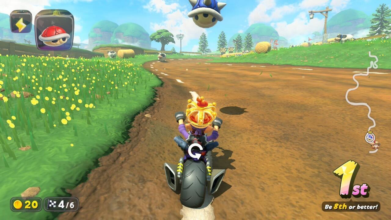 You can dodge Blue Shells in single player