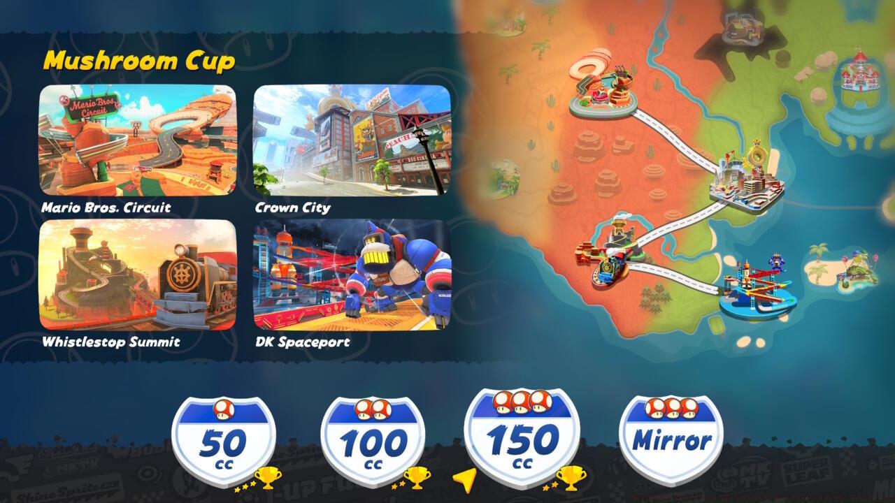 Completing higher CC cups gives you the lower ones