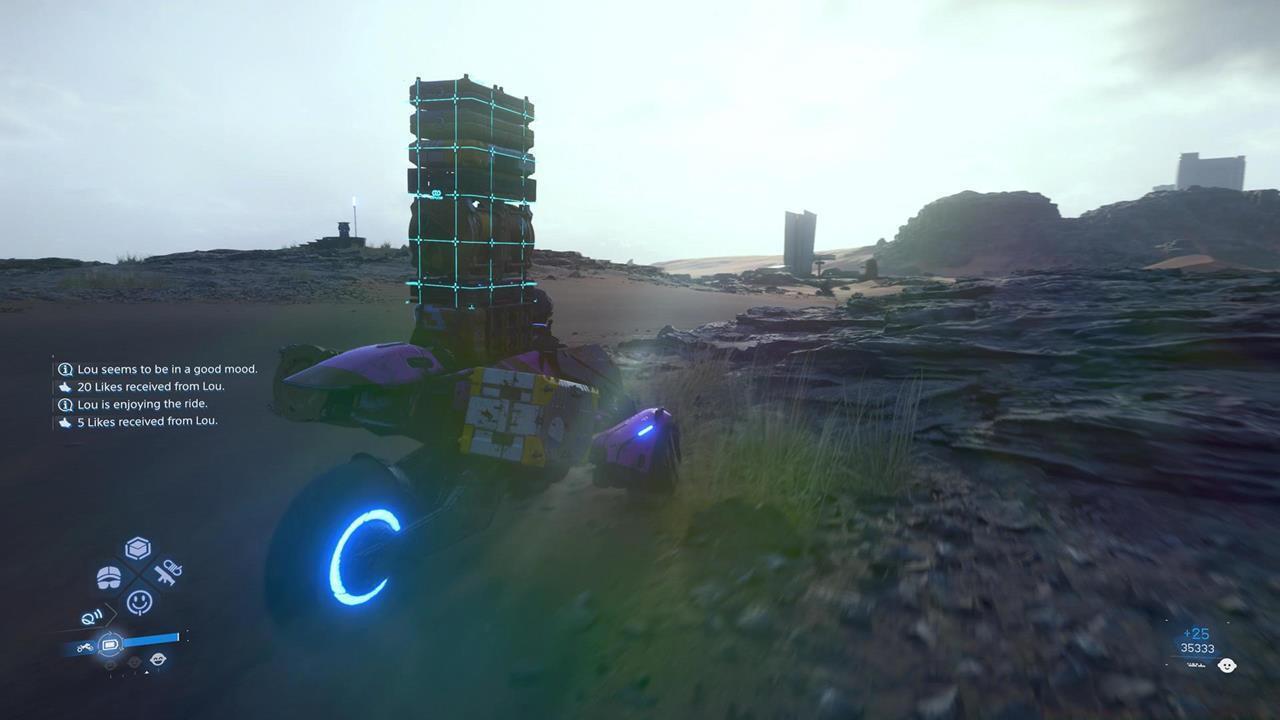 Likes from keeping Lou in a good mood