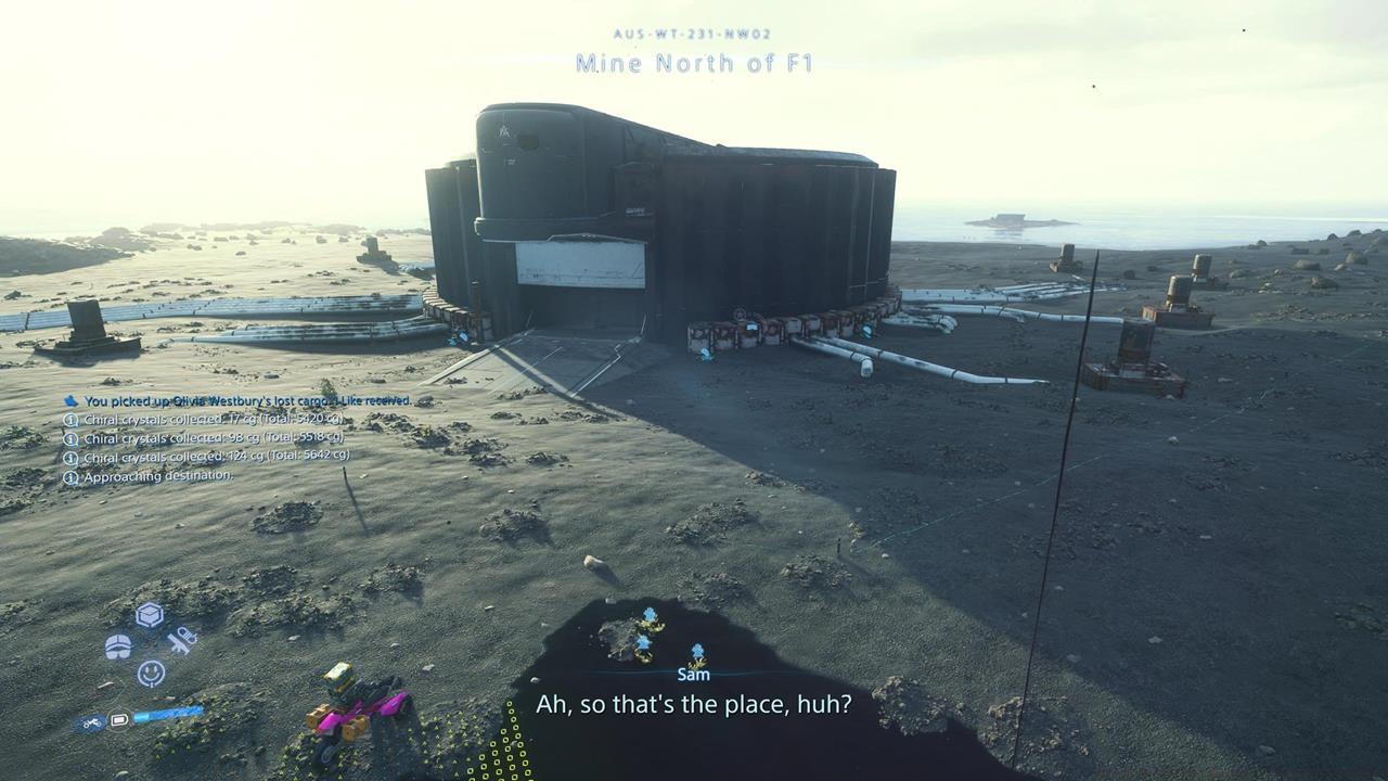 You can collect a bunch of Chiral Crystals outside the mine itself.