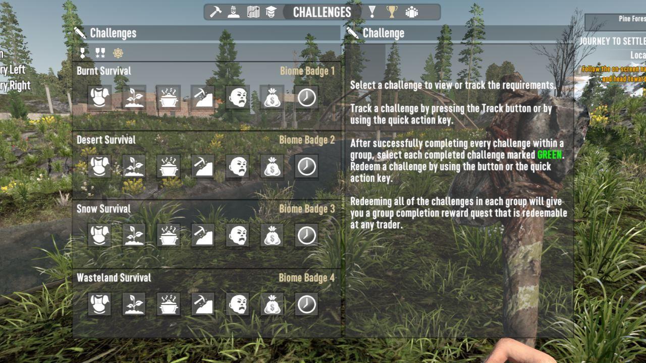 Biome badge challenges