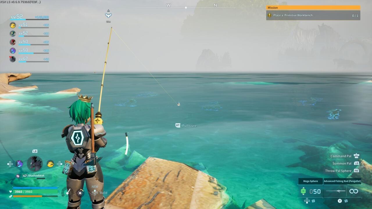 Fishing in Palworld