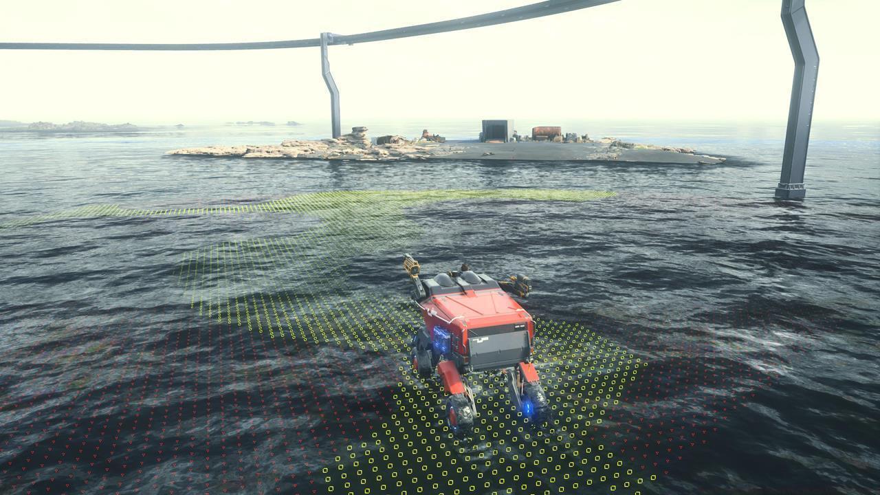 Option 1: Cross the tar sea