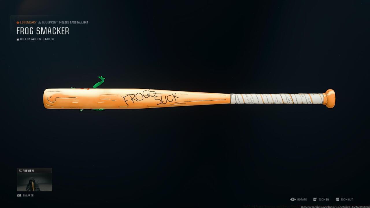 Frog Smacker - Baseball bat weapon blueprint