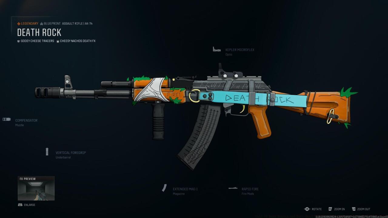 Death Rock - AK-74 weapon blueprint