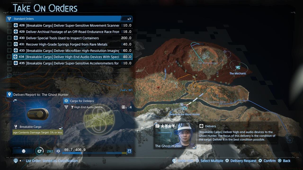 How to increase your connection with the Ghost Hunter via orders