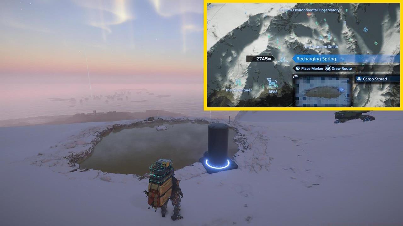 Hot Spring location #9: Recharging Spring