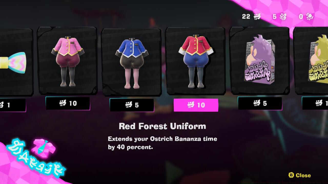 Red Forest Uniform