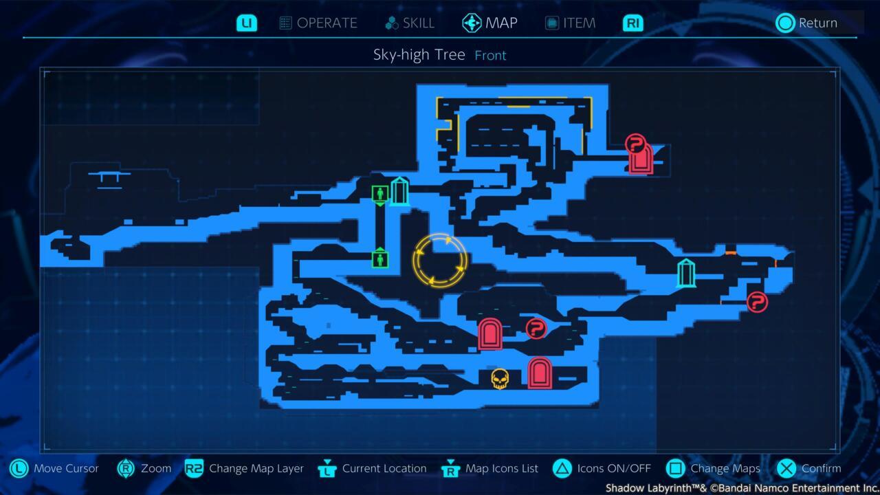 An overview of the first sprawling area of the Sky-high Tree (Front) region.