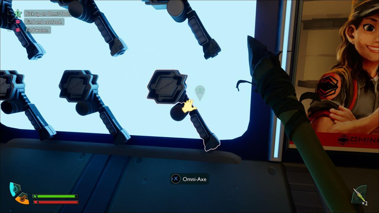 Wall of Omni-Tools in Ranger Outpost: Snackbar