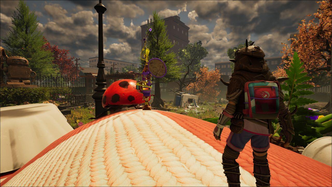 Transmitter on top of Picnic Table