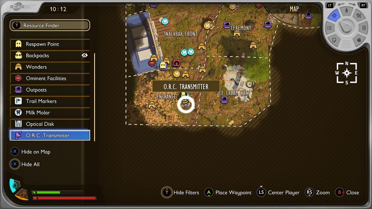 Garbage Can O.R.C. transmitter location on map