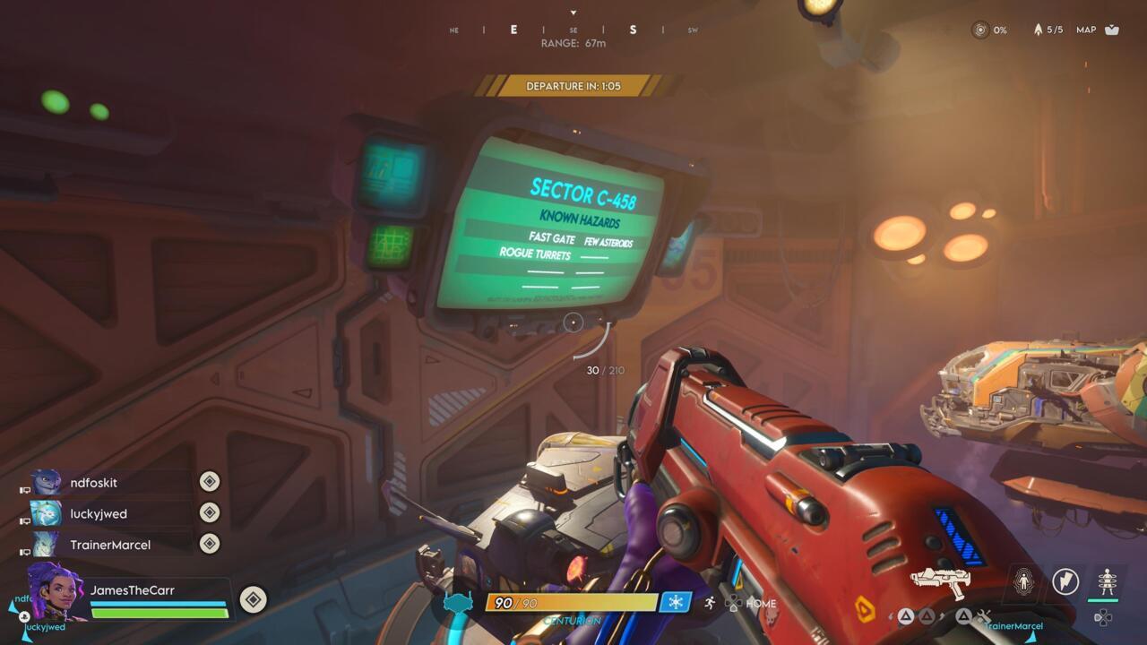 Check the board for match specific hazards