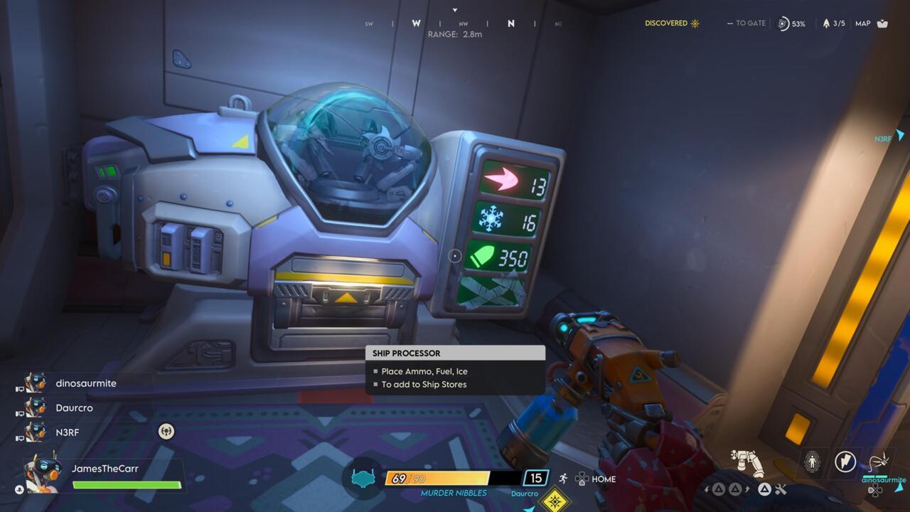 Keep an eye on ship resources