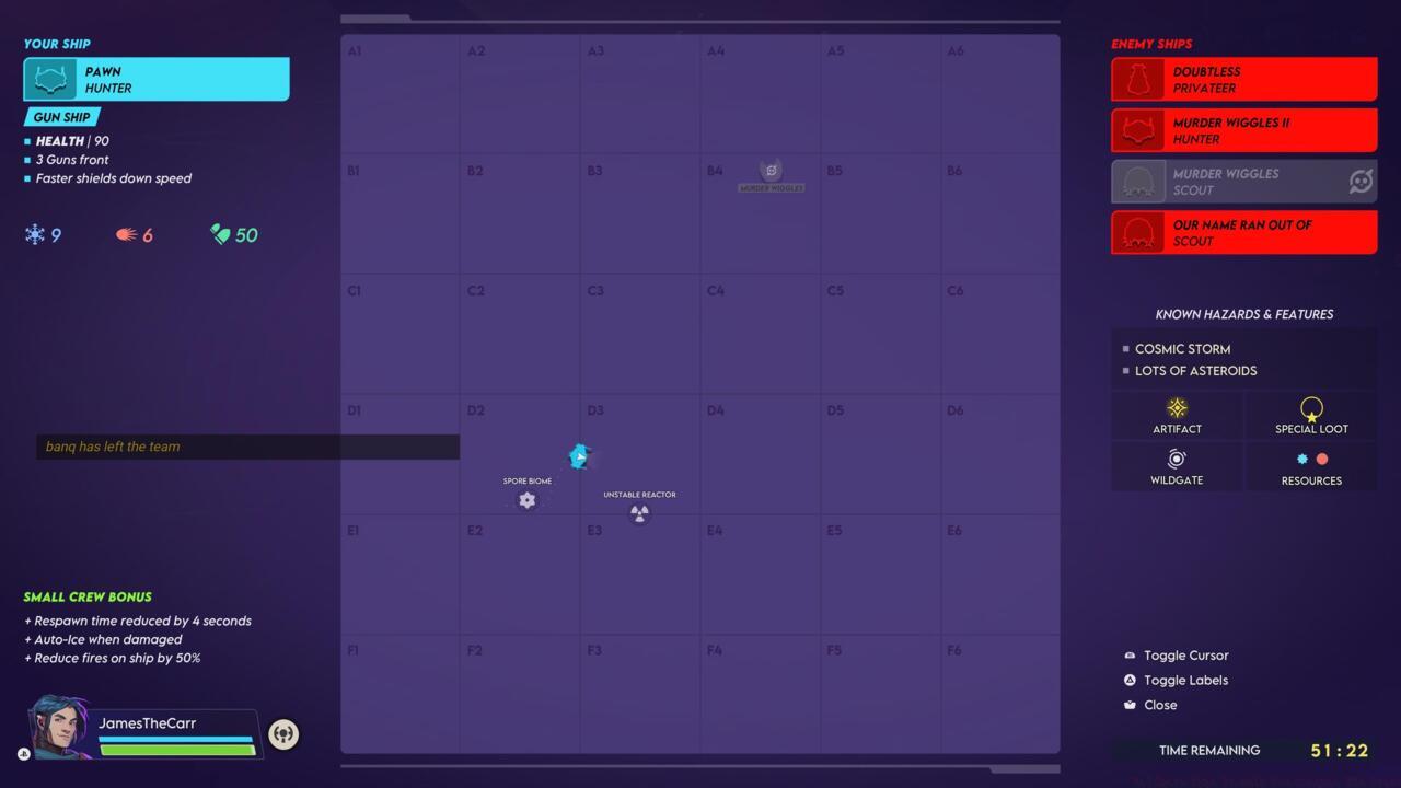 Split early-game activities