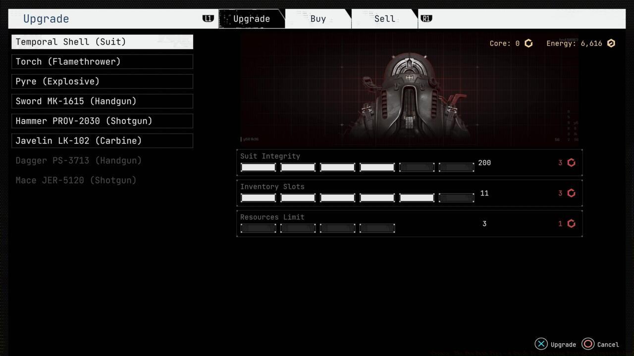 Prioritize upgrading your health and inventory space