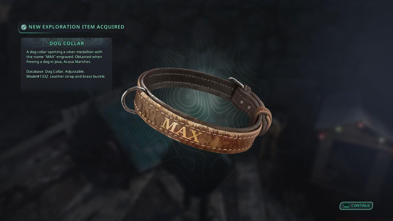 Acasa Marshes: The Dog Collar