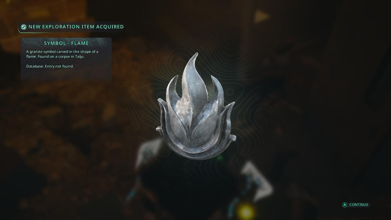 Where to find the Flame Symbol and Senedra Mountains Map