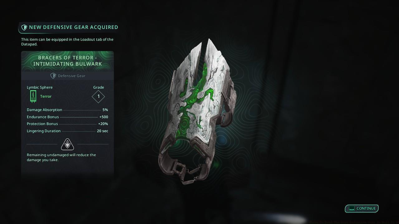 Bracers of Terror - Intimidating Bulwark