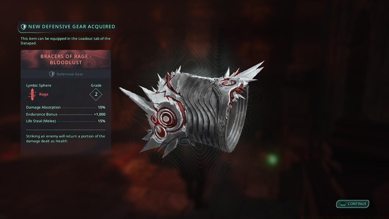 Bracers of Rage - Bloodlust