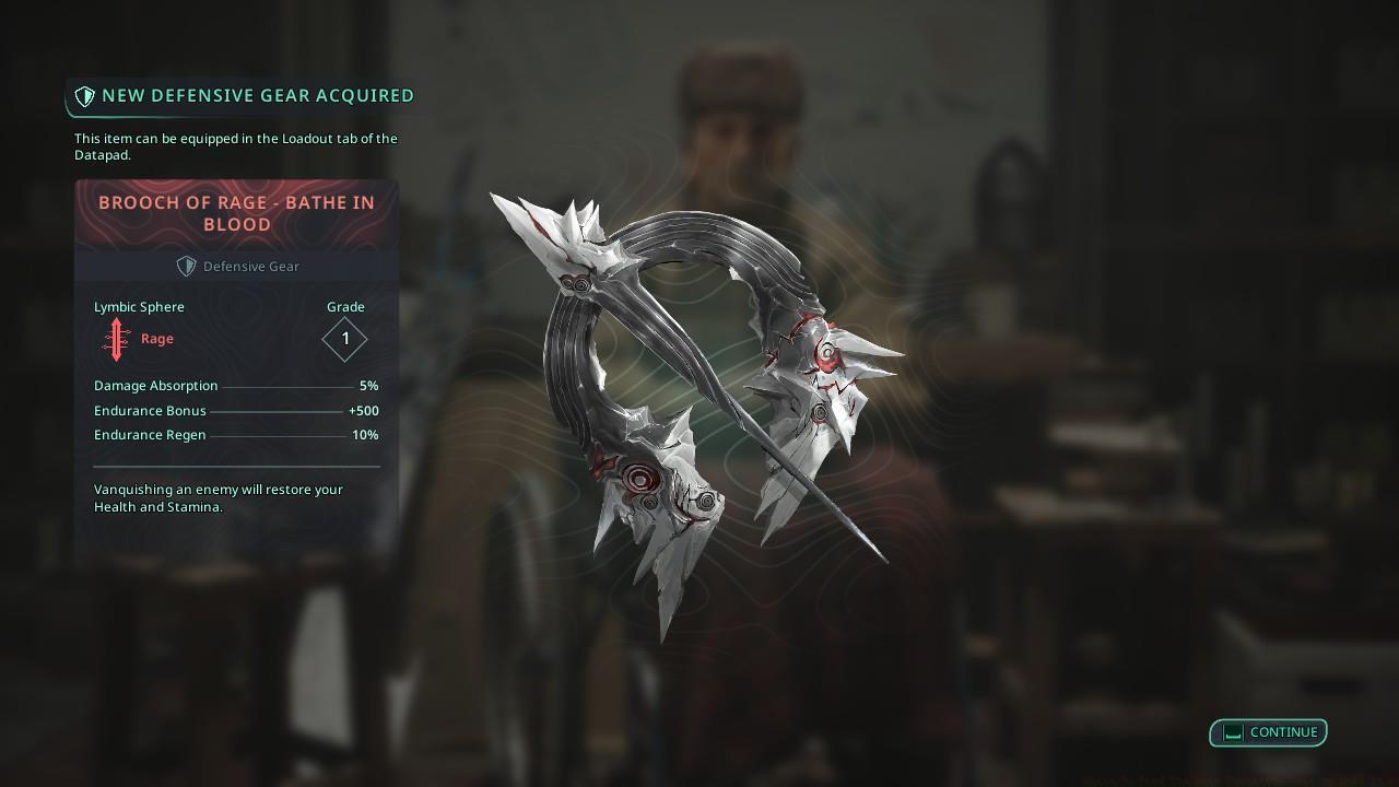 Brooch of Rage - Bathe in Blood