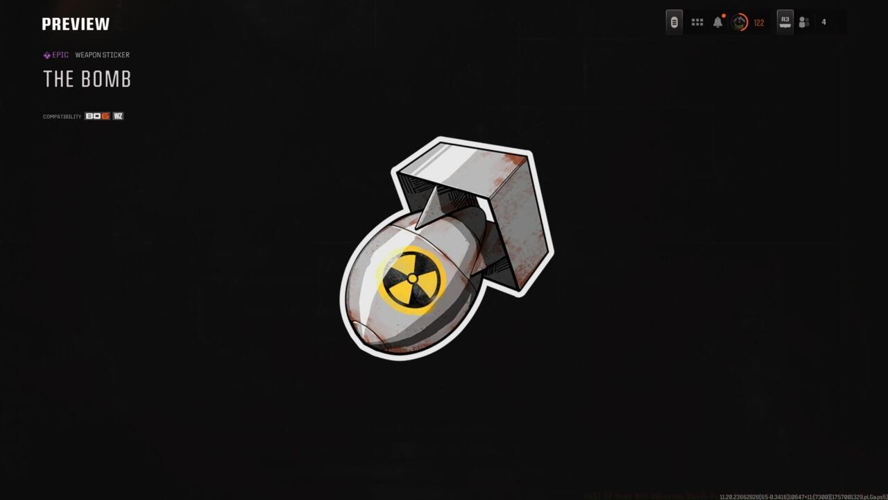 The Bomb - Weapon sticker