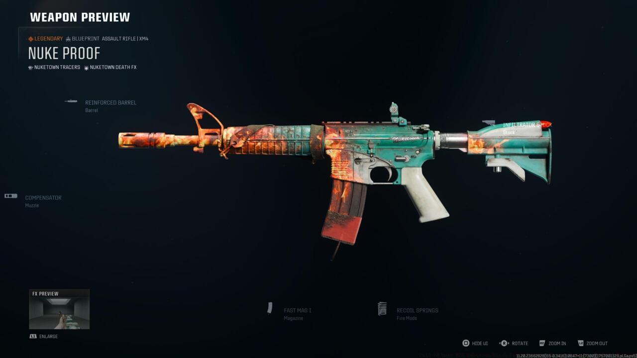 Nuke Proof - Weapon blueprint