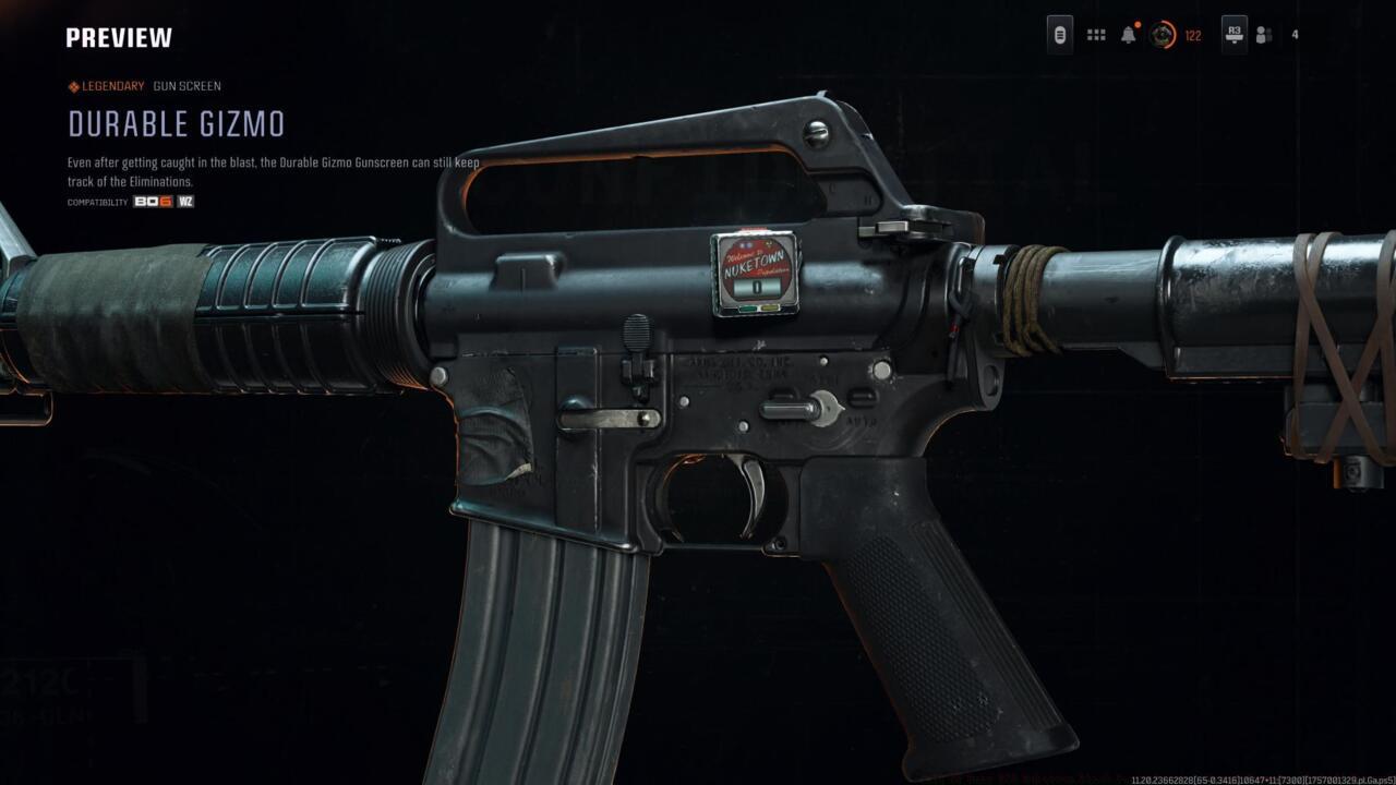 Durable Gizmo - Gun screen