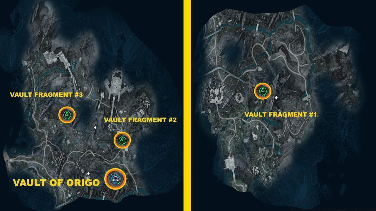 Terminus Range map: Vault Key Fragments