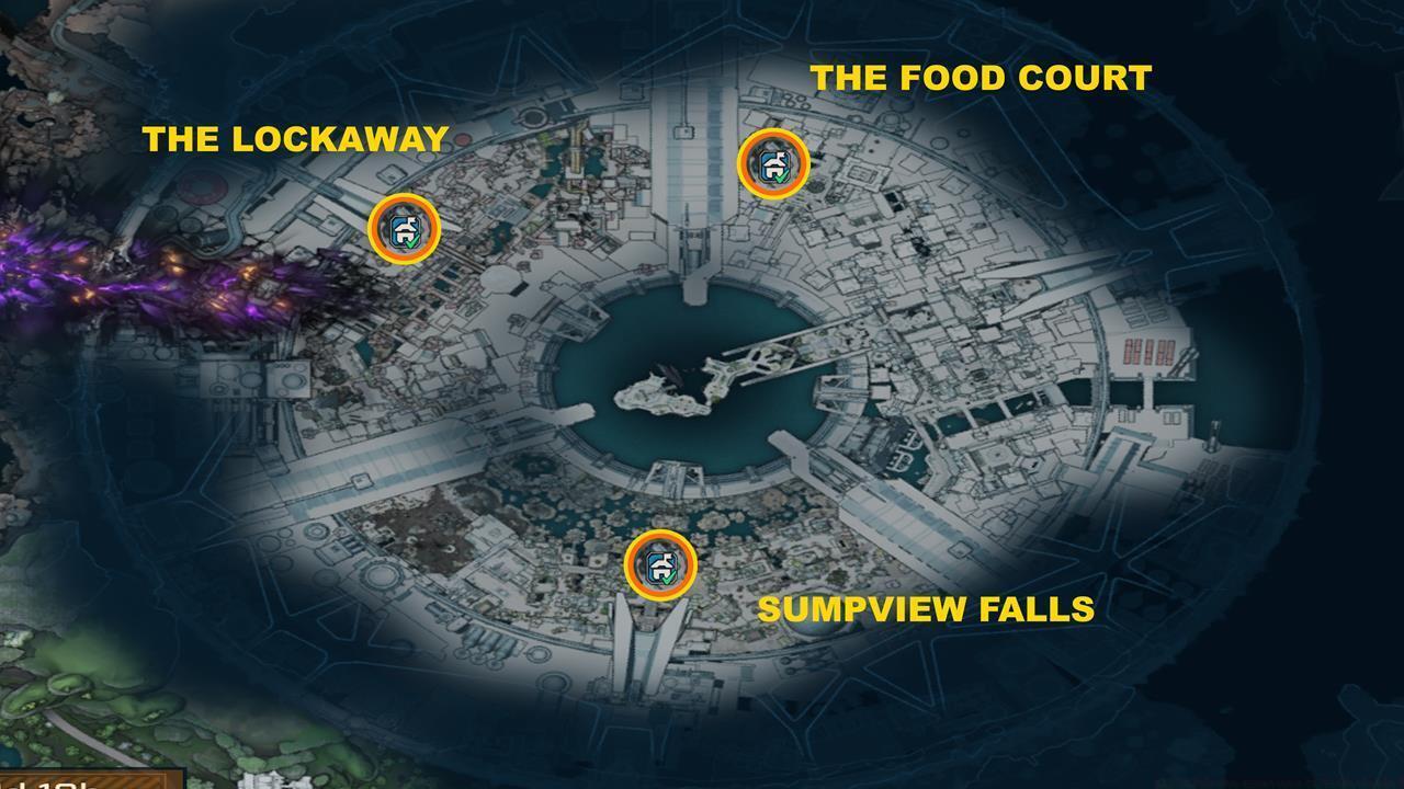 Dominion map: Safehouse locations