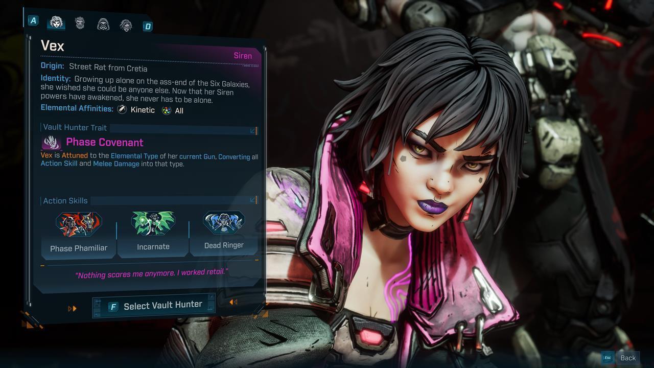 Vex: Siren class overview