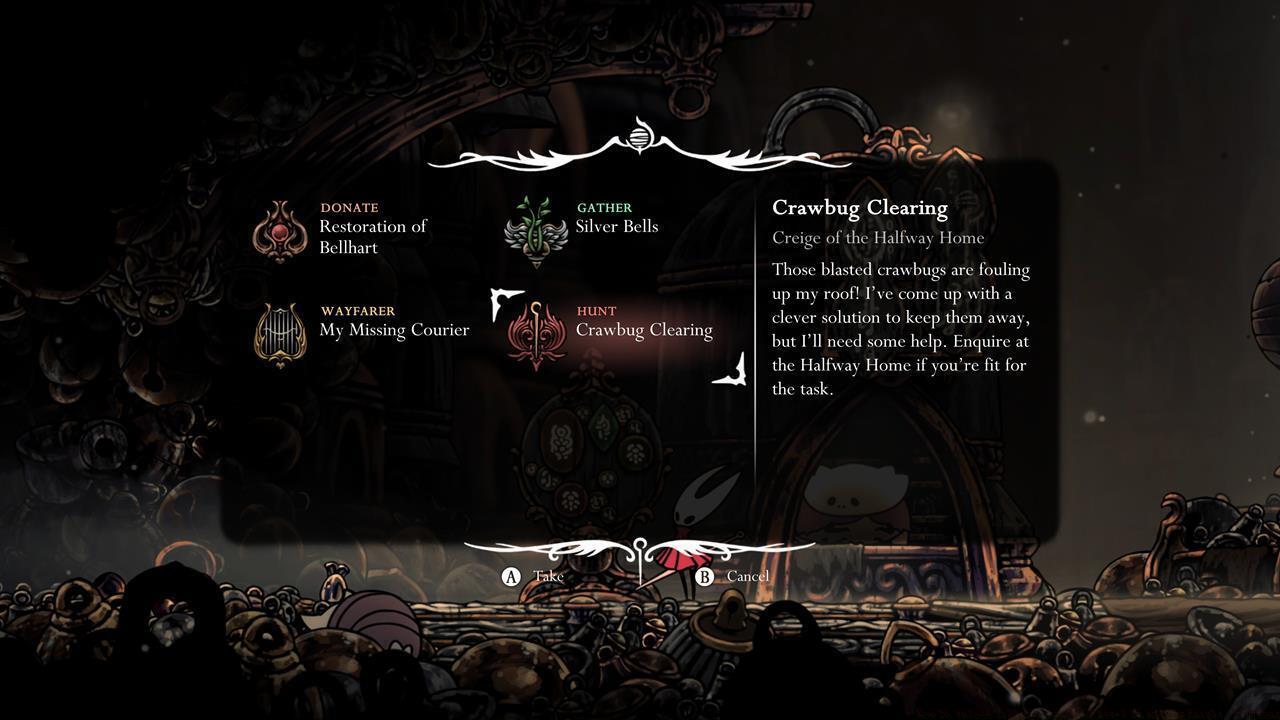 Objective #1: Complete all wishwall bounty board quests