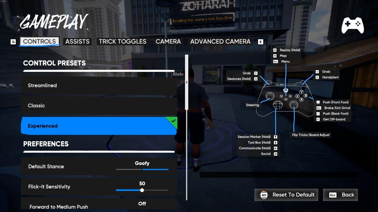 Dial in your settings immediately