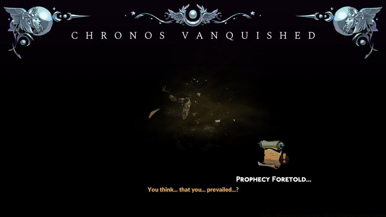 As per usual, the Prophecy Foretold... icon is always a good sign that you're on the right track.