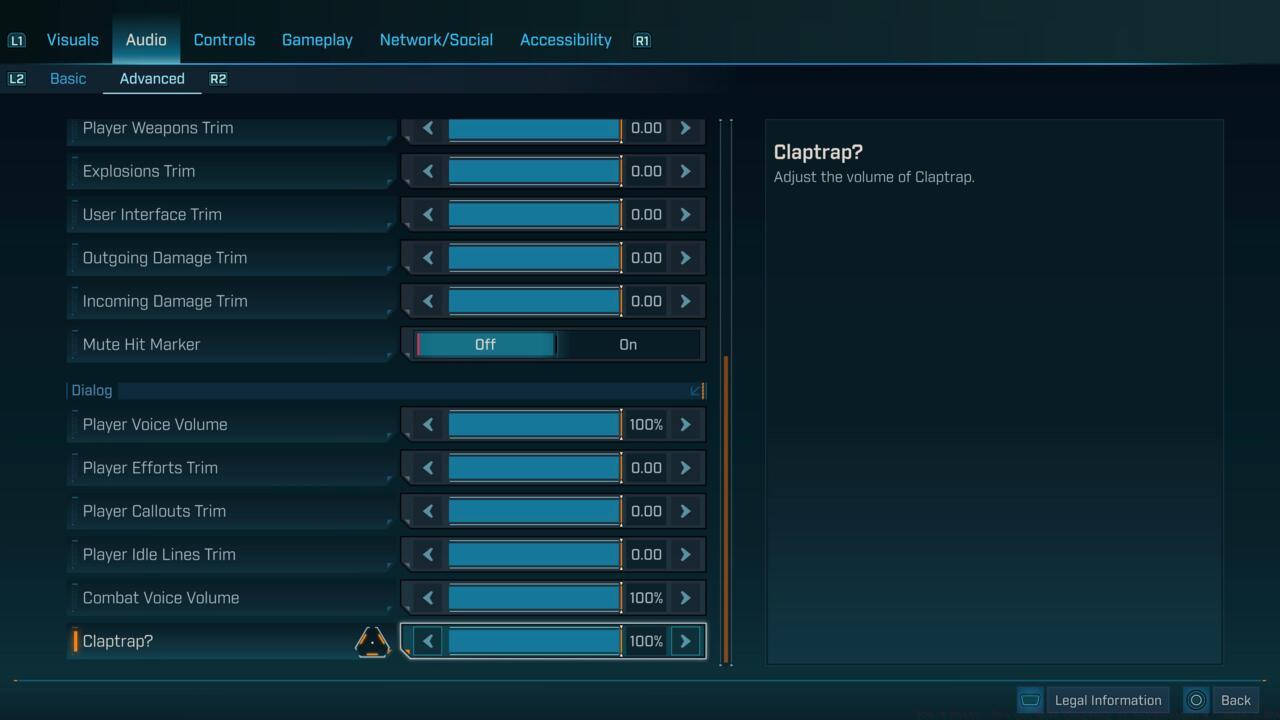 You can adjust Claptrap's volume to make him more tolerable, or you can reduce it to zero to shut him up entirely.
