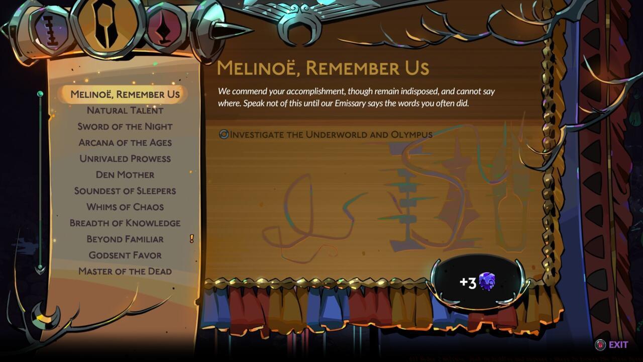 You can consider this the epilogue after reaching the credits of Hades 2.