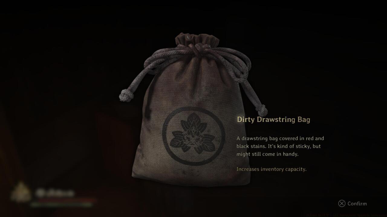 Dirty Drawstring Bag