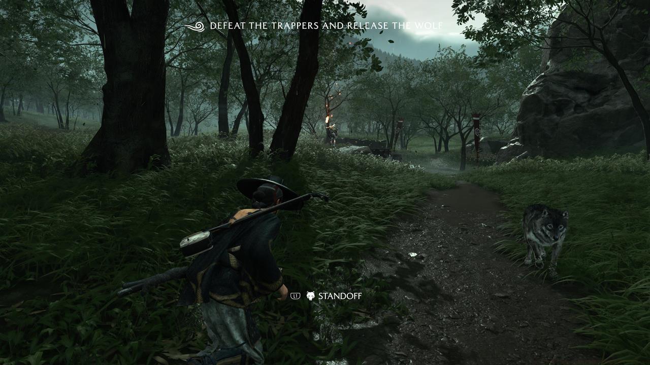 Yotei Grasslands Wolf Den location #2