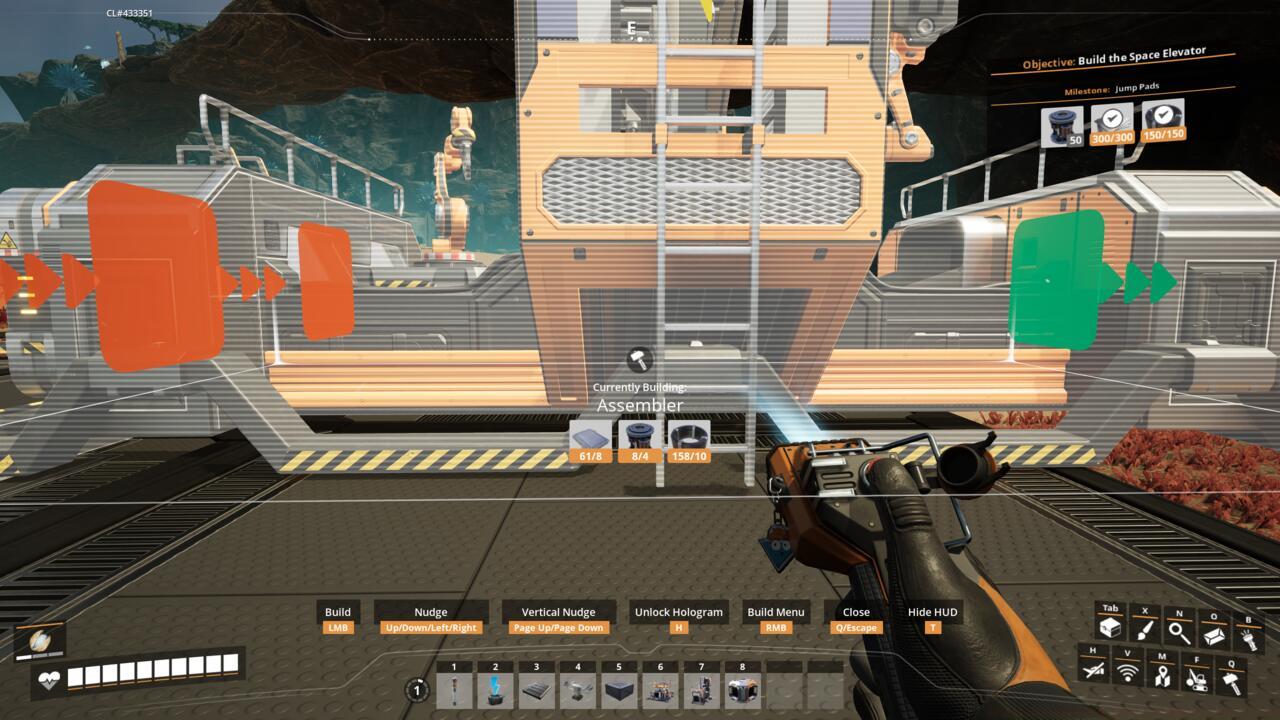 Change the color of your build holograms