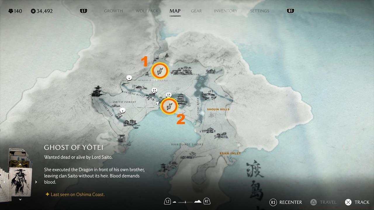 Oshima Coast Bamboo Strike map